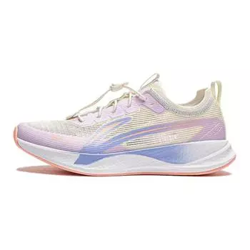 Кроссовки для бега Li Ning Kids Fei Ying 2.0 Mesh Sports Casual с амортизацией и отскоком, детские кроссовки для бега белого и фиолетового цвета YKFU014-6 33