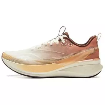 Кроссовки для бега Li Ning Red Rabbit 8 Pro Full Palm Cushioning, легкие, дышащие, женские, белые, оранжевые, ARPV006-25 35