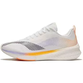 Кроссовки для бега Li Ning Red Rabbit 5 Pro, удобные, из нескользящей ткани, износостойкие, с отскоком, с низким верхом, мужские кроссовки, белые ARMS003-1 46