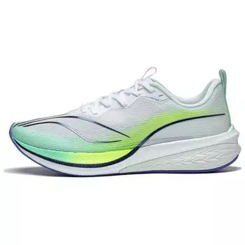 Кроссовки для бега Li Ning Red Rabbit 6 Pro Stable Support Soft Upper Energy Return Midsole с амортизацией и низким верхом, мужские кроссовки для бега, белые ARMT013-12 43
