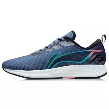 Кроссовки для бега Li Ning Red Rabbit с низким верхом, амортизирующие, нескользящие, прочные, мужские, синие, белые, ARMR021-3 43