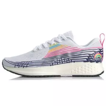 Кроссовки для бега Li Ning Red Rabbit 4 легкие профессиональные гоночные кроссовки с низким верхом женские кроссовки белые многоцветные ARBP046-13 35