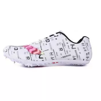 Кроссовки для бега Li Ning Sprinting, дышащие, легкие, прочные, нескользящие, с низким верхом, мужские, белые LJJR047-3 40