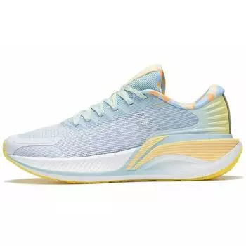 Кроссовки для бега Li Ning Yue Ying 2.0 Pro легкие светоотражающие с высокой устойчивостью и амортизацией, женские кроссовки для бега, синие и белые ARHS018-3 35