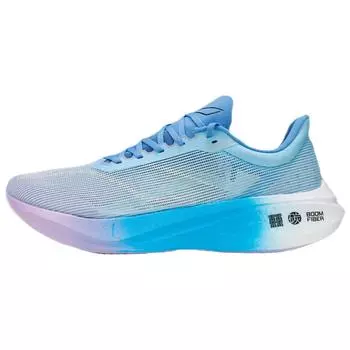 Кроссовки для бега LiNing Feidian 3.0 Challenger Cotton Candy прочные дышащие с низким верхом мужские кроссовки фиолетово-синие ARMT037-5 40