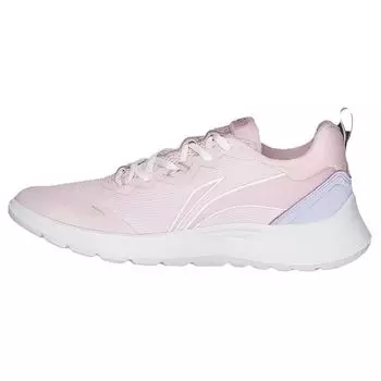 Кроссовки для бега LiNing Lightweight Series с нескользящей подошвой и низким верхом, женские, розовые ARST066-3 36