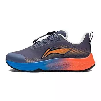 Кроссовки для бега LiNing Red Rabbit 5 с амортизацией, нескользящие, износостойкие, дышащие, с низким верхом, детские кроссовки для бега, синие, оранжевые, YKFS026-5 31