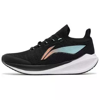 Кроссовки для бега LiNing Tread Wind Series, удобные, модные, прочные, дышащие, амортизирующие, с низким верхом, повседневные, мужские, кроссовки, черные AGLU323-2 44