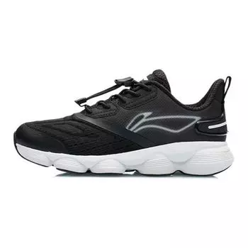Кроссовки для бега LiNing Youth Shock Absorbation Rebound Low Top Детские кроссовки Черный Белый YKFR090-7 32