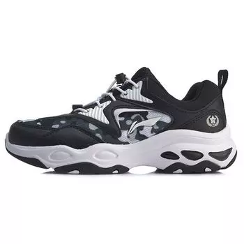 Кроссовки для бега LiNing Youth Shock Absorbing Non-Slip Durable Low Top Kids Shoes Black White YKCP214-5 31