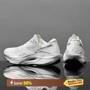 Кроссовки для бега Marathon Air Cushion для мужчин, дышащие, легкие, женские, удобные, спортивные, нескользящие 36 бежевый