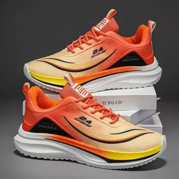 Кроссовки для бега Marathon Soft Sole, мужская повседневная спортивная обувь для активного отдыха, большие размеры, легкая и удобная спортивная обувь для мужчин 39