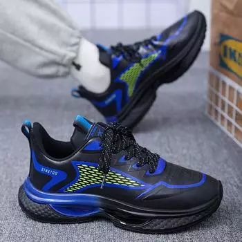 Кроссовки для бега, мужские кроссовки, повседневная обувь, удобные, легкие, дышащие кроссовки 39 синий