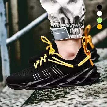 Кроссовки для бега, мужские кроссовки с полой подошвой на шнуровке, противоскользящая спортивная обувь 39