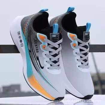 Кроссовки для бега на карбоновой основе, мужская обувь, осенне-зимняя профессиональная марафонская спортивная обувь, мужская обувь, легкая, амортизирующая 38