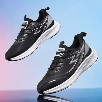 Кроссовки для бега на открытом воздухе, мужские, дышащие, сетчатые, молодежные, легкие, амортизирующие, износостойкие, спортивная и любительская обувь, дорожная обувь 39