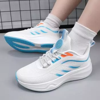 Кроссовки для бега на весну, мужские универсальные повседневные спортивные туфли большого размера, дышащие, плетеные, парные туфли 36