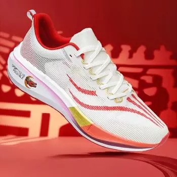 Кроссовки для бега на воздушной подушке для мужчин, спортивная обувь для марафона, повседневные кроссовки Fly Carbon Plate для женщин, удобная спортивная обувь для тренировок 39