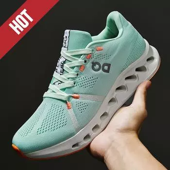 Кроссовки для бега на воздушной подушке для мужчин, спортивные, марафонские, дышащие, легкие, мужские, удобные, для тренировок, ходьбы, повседневные кроссовки 39 белый