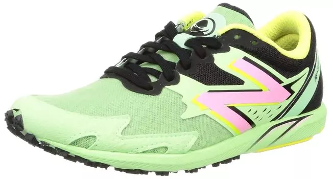 Кроссовки для бега NB HANZO W Hanzo Тонкая подошва Трек Текущая модель R2 W см B [New Balance] Мужские Женские (ЗЕЛЕНЫЙ/ЧЕРНЫЙ) +23,5