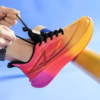 Кроссовки для бега новые легкие дышащие сетчатые повседневные спортивные туфли мужские кроссовки попкорн ультралегкие амортизирующие универсальные кроссовки для пар 36