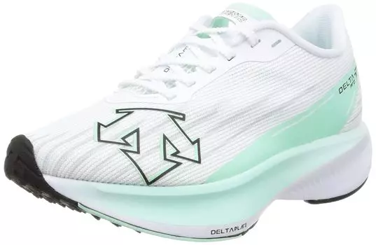 Кроссовки для бега Оснащены карбоновой пластиной Устойчивость Упругость Амортизация DELTA PRO ELITE WHT0 см [DESCENTE] Мужские Женские 25.0