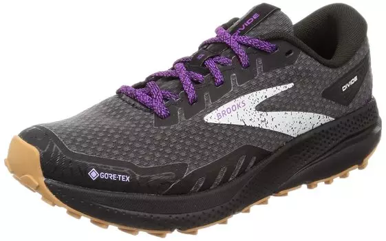 Кроссовки для бега по пересеченной местности Кроссовки Divide 4 BMW 3932 Черный см B [Brooks] Gore-Tex Женские 22.5 чёрный
