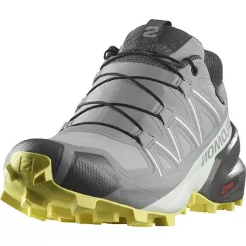 Кроссовки для бега по пересеченной местности SPEEDCROSS WOMEN Lime cm [Salomon] GORE-TEX женские Sharkskin/Clearly Aqua/Sunny 24.5