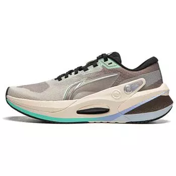 Кроссовки для бега с низким верхом LiNing Fierce Steed 7 V2 Shock Technology Shock Silk с амортизацией, противоскользящие, износостойкие, дышащие, с поддержкой и отскоком ARZU003-13 42