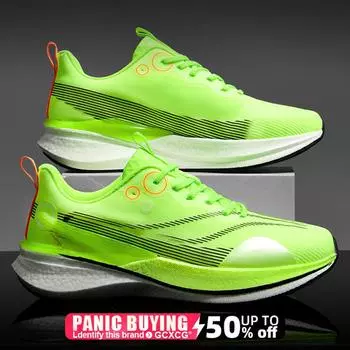 Кроссовки для бега Speciality Carbon Board Marathon Мужские спортивные дышащие легкие женские удобные спортивные нескользящие кроссовки 35 красный