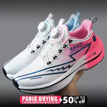 Кроссовки для бега Speciality Carbon Board Marathon Мужские спортивные дышащие легкие женские удобные спортивные нескользящие кроссовки 35 розовый