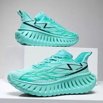 Кроссовки для бега TUINANLE, летние кроссовки, мужские дышащие резиновые кроссовки, толстая подошва, увеличенная высота, пара, стиль, стрела, обувь 39 синий