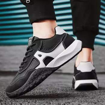 Кроссовки для бега в стиле ретро с низким верхом. Новая трендовая повседневная спортивная обувь на платформе. Износостойкая мужская обувь для бега на открытом воздухе весной и осенью. 39