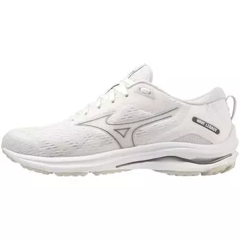 Кроссовки для бега Wave Legacy для бега трусцой, марафона, спортивных тренировок, легкие, с подошвой Wave Rider, см 2E [Mizuno] Мужские Белый/Темно-серый/Белый 29.0