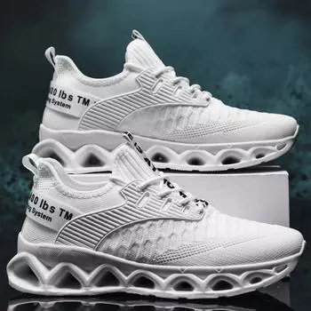 Кроссовки для бега женские, легкие сетчатые, дышащие и удобные плоские мягкие теннисные туфли, кроссовки для женщин с клинковым механизмом 36 красный