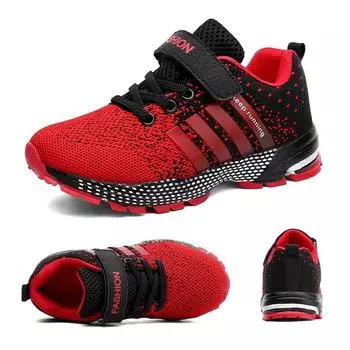 Кроссовки для детей, дышащая сетчатая обувь для бега, детская обувь для ходьбы, тенниса, школьная обувь для девочек и мальчиков, легкая спортивная обувь для тенниса, мужская и женская обувь 35