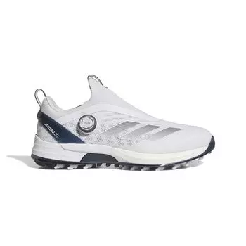 Кроссовки для гольфа Adizero Zed G 25 Boa Footwear Gray cm 2E [Adidas Golf] мужские белые/сине-голубые/Dash 26.0
