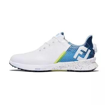 Кроссовки для гольфа Fuel Flash Boa cm 3E [Footjoy] мужские белые/синие 25.0