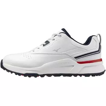 Кроссовки для гольфа Hazard Energy Lightweight Wide Grip Waterproof x Navy x Red cm 4E [Mizuno] мужские Off-White 26.5