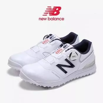 Кроссовки для гольфа New Balance 574 унисекс с шипами UGB574W3 white/230