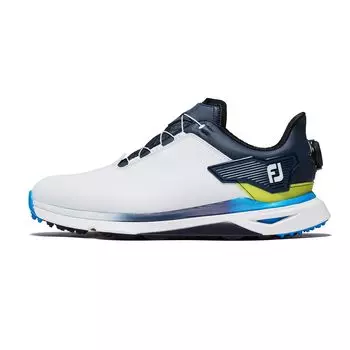 Кроссовки для гольфа Pro SLX Boa см 3E [Footjoy] Белый/Темно-синий/Синий 28.0