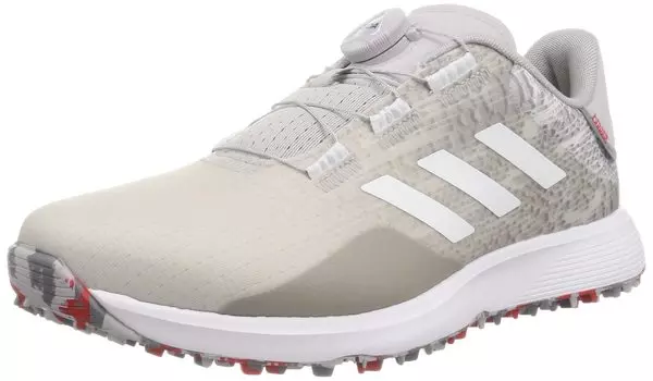 Кроссовки для гольфа S2G SL Boa Grey cm [Adidas Golf] Мужские Toe/Обувь Белый/Изящный 28.0