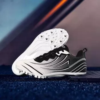 Кроссовки для легкой атлетики унисекс для мужчин и женщин, удобные сетчатые кроссовки, тренировочные, профессиональные, для соревнований, с шипами, мужские EU35