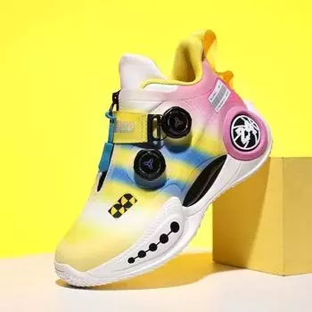 Кроссовки для мальчиков, Баскетбольная обувь для мальчиков и девочек, Детская спортивная обувь, Детская обувь 31 синий