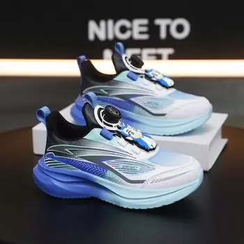 Кроссовки для мальчиков Летние баскетбольные кроссовки CuHK Kids Подростковая сетчатая обувь Дышащая обувь Daddy Shoes Детские кроссовки для бега Size30 ,Foot Length18.5cm чёрный