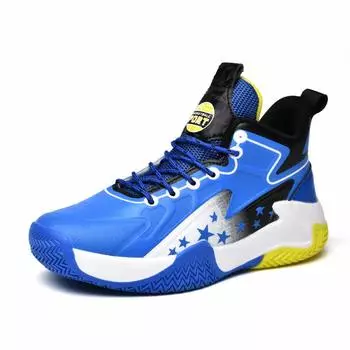 Кроссовки для мальчиков осенние кожаные водонепроницаемые студенческие детские баскетбольные кроссовки с вращающейся пряжкой, амортизация 35