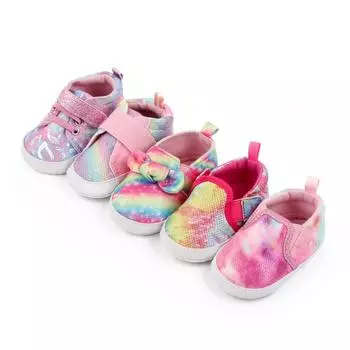 Кроссовки для маленьких мальчиков и девочек на мягкой подошве, повседневная обувь для новорожденных до щиколотки, обувь для первых ходунков, 0–18 месяцев 13/L