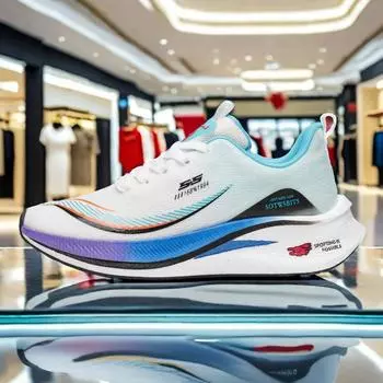 Кроссовки для марафона Carbon Plate, мужские повседневные кроссовки AirCushion, спортивные кроссовки для бега, легкие, удобные, спортивные, походные кроссовки 36 оранжевый