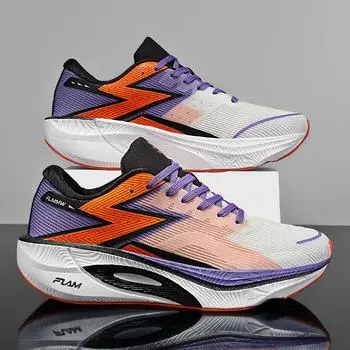 Кроссовки для марафона из углеродного волокна для мужчин, спортивная обувь для бега на воздушной подушке, легкие женские кроссовки для тренировок, бега, походов 39