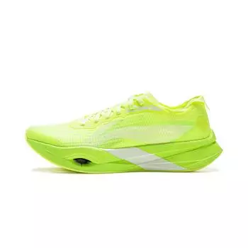 Кроссовки для марафона Li Ning Zhi Feng Pro Technology с полной углеродной пластиной, профессиональные, унисекс, флуоресцентно-желтые, зеленые ARPV017-6 38